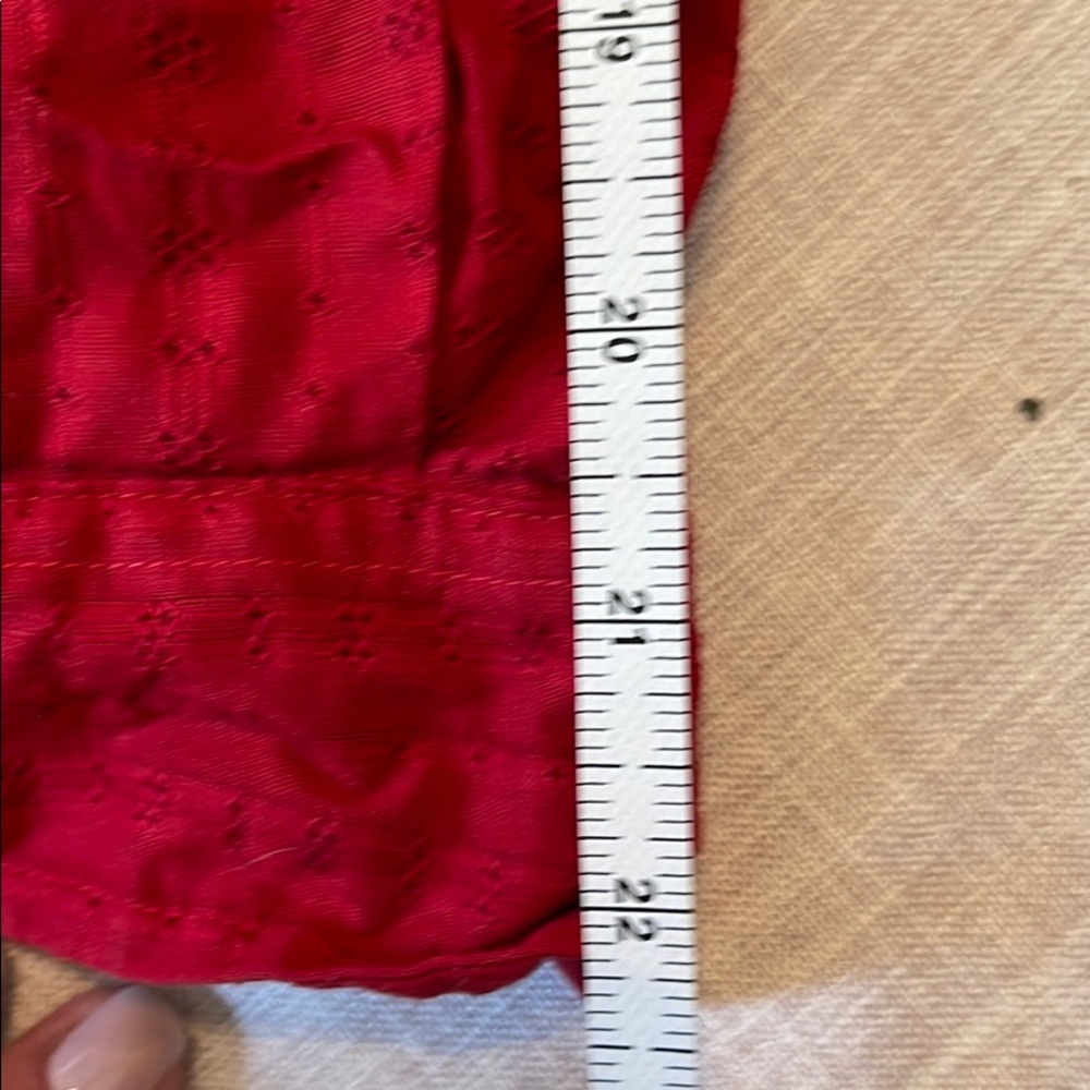 Lauren Ralph Lauren roll tab sleeve eyelet shirt. - Picture 8 of 10
